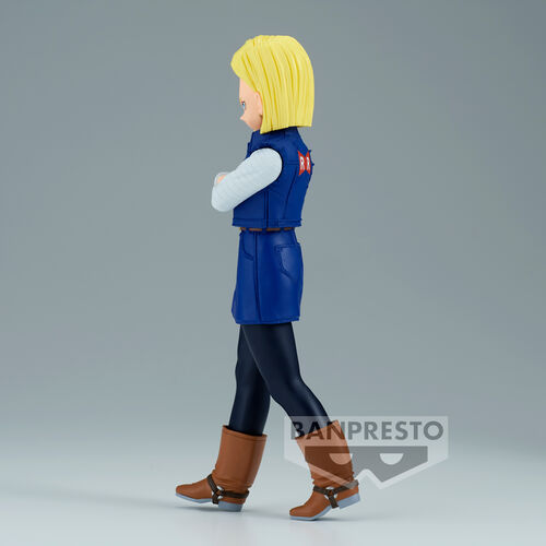 Figura Android 18 Solid Edge Work Dragon Ball Z 17cm