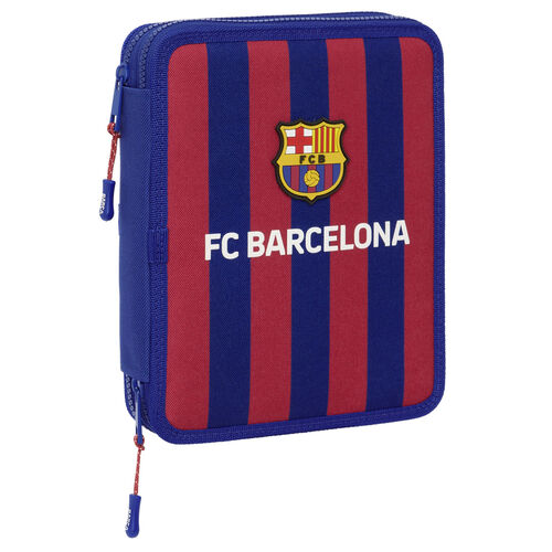 F.C Barcelona double pencil case 56pcs