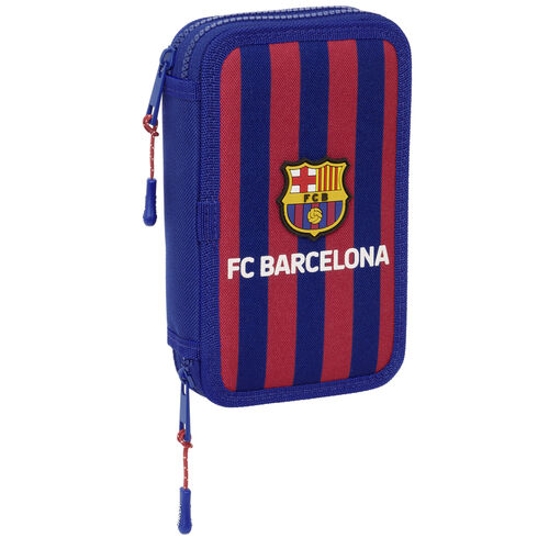 F.C Barcelona double pencil case 28pcs
