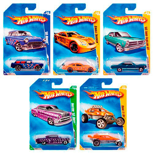 Hot Wheels assorted cars